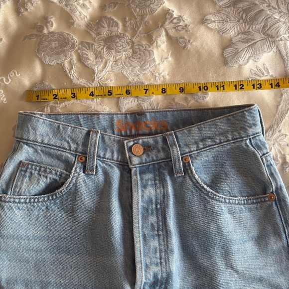 MOTHER Snacks! THE TIPPY TOP SWEET TOOTH ANKLE High Waisted Distressed jeans - Picture 13 of 13